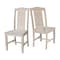International Concepts Seaside Chairs, Set of 2, Ready to Finish C-45P - alternate 6